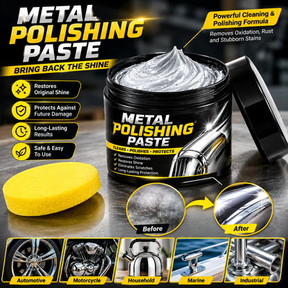 Metal Polishing Paste – Metal Cleaner & Polishing Compound